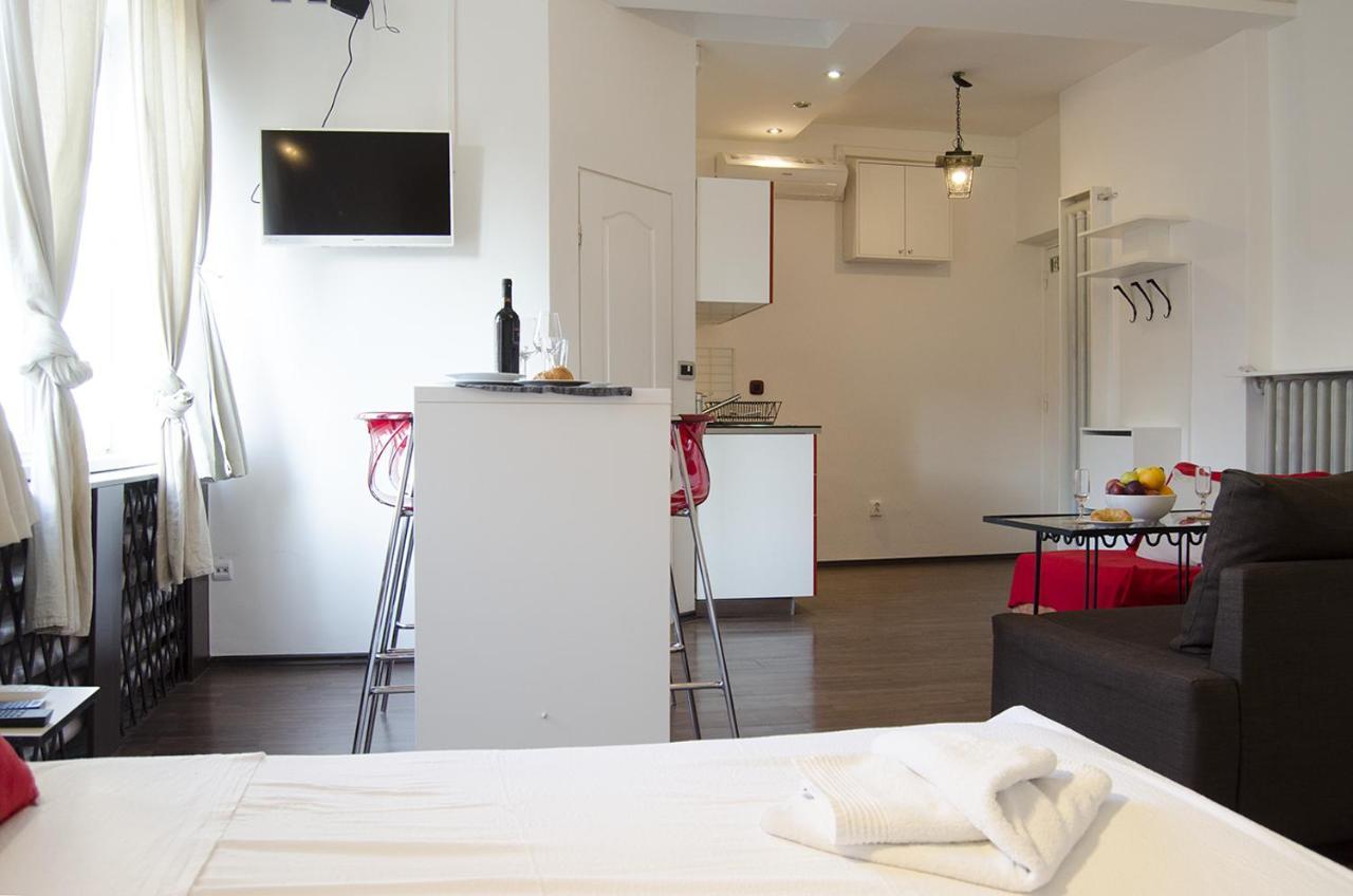 Studio Apartment With A View Of Ban Jelacic Square Zagreb Exterior foto